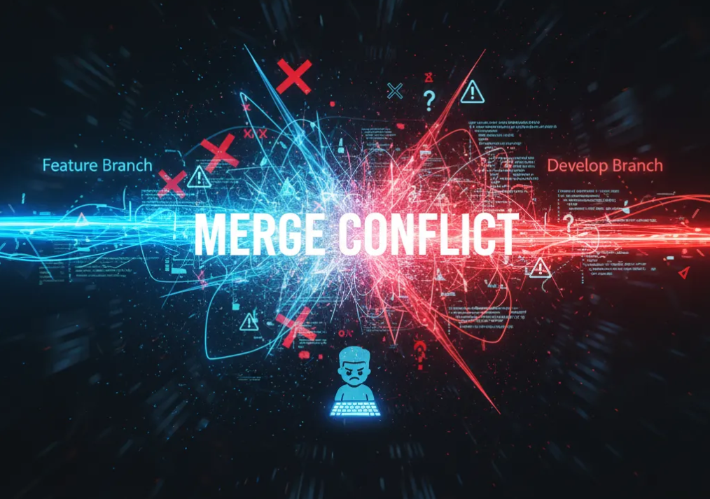 So you have merge conflict